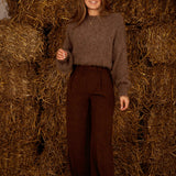 OCTAVIA BROWN CORDUROY PANTS