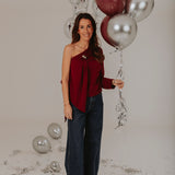 DARK BLUE WIDE LEG JEANS JD500F-1