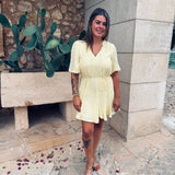 CARMELA YELLOW MUSTHAVE DRESS