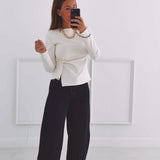WYNOLA ECRU LONGSLEEVE SHIRT