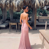 PALMIRA OLD PINK BUSTIER DRESS