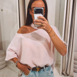 FEZ LIGHT PINK CUT-OUT PULL