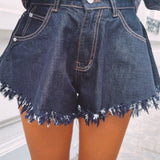 PRE-ORDER LUCY DARK BLUE DENIM SHORT