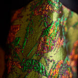 FREYA DARK BLUE SWEATER / OLIVE GREEN SLEEVES