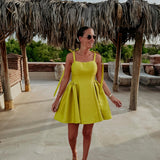 AZIZA LIME GREEN DRESS
