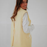 INGA YELLOW SLEEVELESS BLAZER