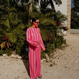 CHISPA PINK STRIPED TETRA PANTS