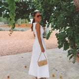 NARANJA WHITE DRESS