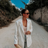 MEXICO ECRU LINEN BLAZER