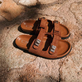 MARTA CAMEL SLIPPERS
