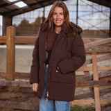 CALLOWAY BROWN PUFFER JACKET
