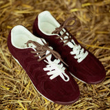 AUTUMNELLE BURGUNDY SUEDE SNEAKERS