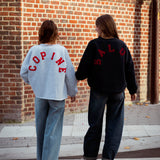 COPINE LETTERS SWEATER GREY