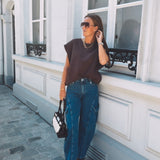 FRANNY BROWN SWEATER