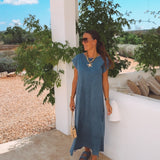 EULARIA BLUE STAR DRESS