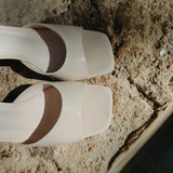 SUNSHINE BEIGE HEELS