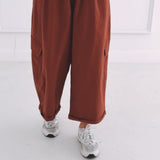 MARTHA TERRACOTTA CARGO BALLOON PANTS