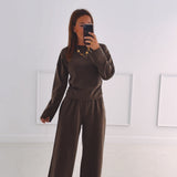 SONJA BROWN TWO-PIECE SET