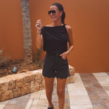 SUAVE BLACK SUMMER TOP
