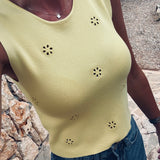 NOVIA YELLOW FLOWER TOP