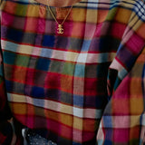 RAINBOW MOSAIC MULTICOLOR BLOUSE