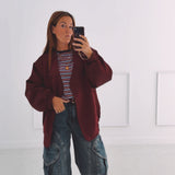 RILEY BORDEAUX BLAZER