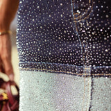 DIAMOND RANGE DARK BLUE SKIRT