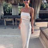 MUBINA BEIGE DRESS