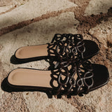 SUNWAVE BROWN SLIPPERS