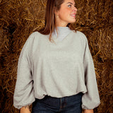 QUENBY GREY SWEATER