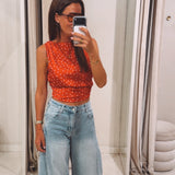 ESMEE RED POLKADOTS TOP