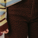 BROWN LEOPARD BALLOON PANTS A3860