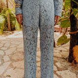 LUMINOSA LACE BLUE PANTS