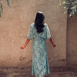 BABOUCHE MINT LACE DRESS
