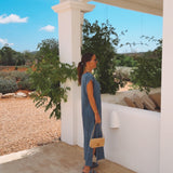 EULARIA BLUE STAR DRESS