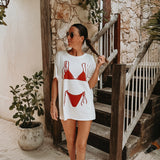 BIKINI WHITE T-SHIRT