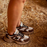 NOVA BROWN SNEAKERS