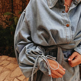 DULZURA BLUE DENIM DRESS