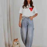 NOW OR NEVER LOVE TODAY WHITE T-SHIRT