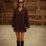 MIA BROWN AUTUMN DRESS