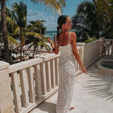 ARACELI WHITE LACE DRESS