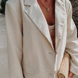 MEXICO ECRU LINEN BLAZER