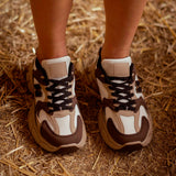 NOVA BROWN SNEAKERS