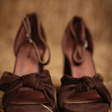 SEDONA BROWN SUEDE HEELS