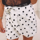 YARA ECRU POLKADOTS SKORT