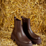 NASH BROWN LEATHER BOOTS