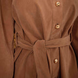 STETSON TAUPE SUEDE DRESS