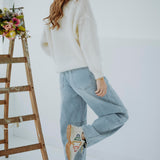 ELISABETH ECRU MOHAIR SWEATER