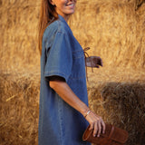 RODEO QUEEN BLUE DENIM DRESS