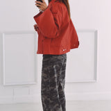 SLOANE RED LEATHER JACKET